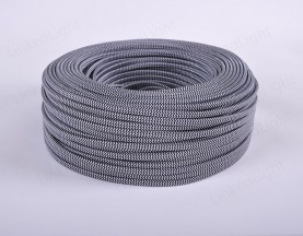 Fabric Textile 2 Core Flat Cable Zigzag
