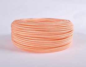 Fabric Textile 2/3 Core Round Cable Shine Copper