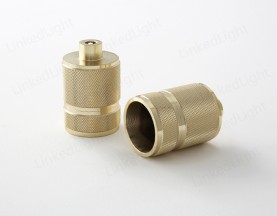 Metal Covers for Lamp Socket Imitative Gold