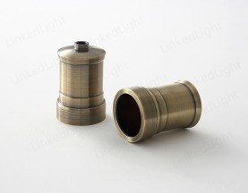 Metal Covers for Lamp Socket  Green Bronze
