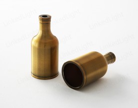 Metal Covers for Lamp Socket  Green Bronze