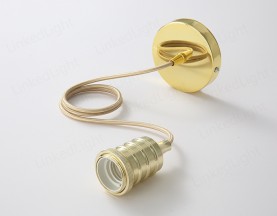 E27 Metal Lamp Pendant  Imitative Gold