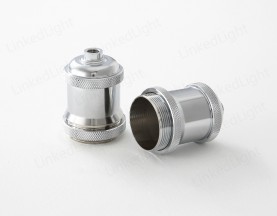 Metal Covers for Lamp Socket  Chrome