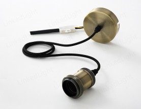 E27 Metal Lamp Pendant  Green Bronze