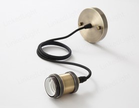 E27 Metal Lamp Pendant  Green Bronze