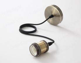 E27 Metal Lamp Pendant  Green Bronze